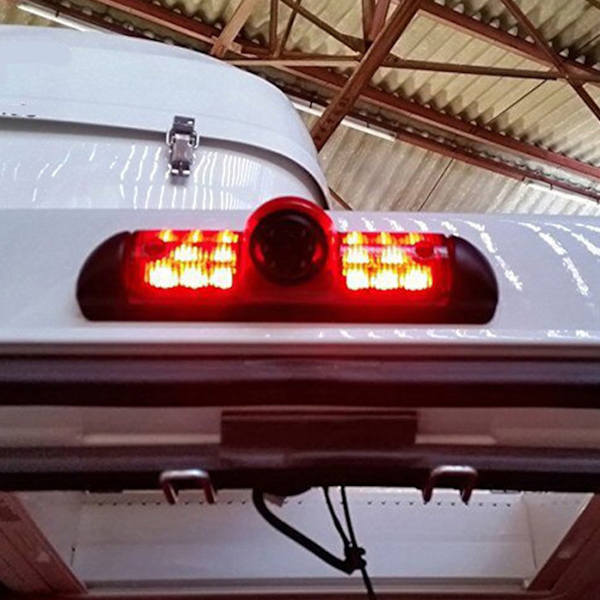 Bakkamera till bil 170° Vidvinkel med LED Bromsljus IP68 Vattentät Passar för Fiat Ducato