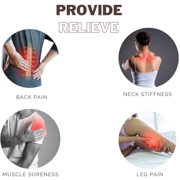 Hård taggig massageboll för smärtlindring - Zonterapi Nacke