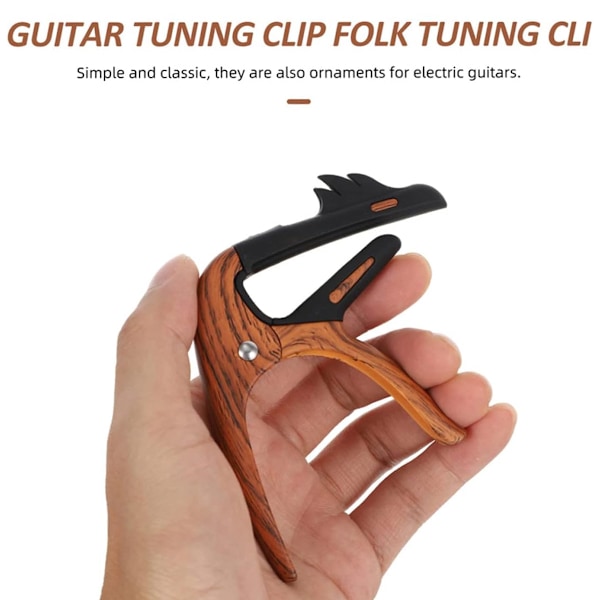 Gitarr Capo, 2in1 Flamingos Zink Metall Capo för Akustisk och Elektrisk Gitarr, Ukulele, Mandolin, Banjo, Gitarraccessoarer.
