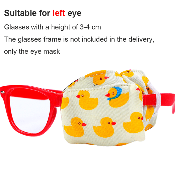 Ögonlapp för barn, Ögonlapp för glasögon, för barn