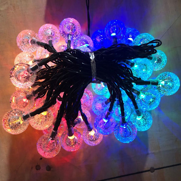 Garden Solar String Lights 100st LED 39ft 8 Modes Crystal Ball multicolor