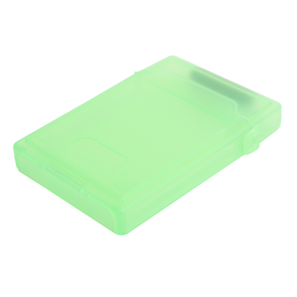 2,5in SATA USB 3.0 Adapter SSD HDD Harddisk Kabel Datamaskin Tilbehør Beskyttelsesboks (Grønn)