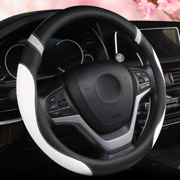 Universal Leather Steering Wheel Cover for Women Steering Wheel