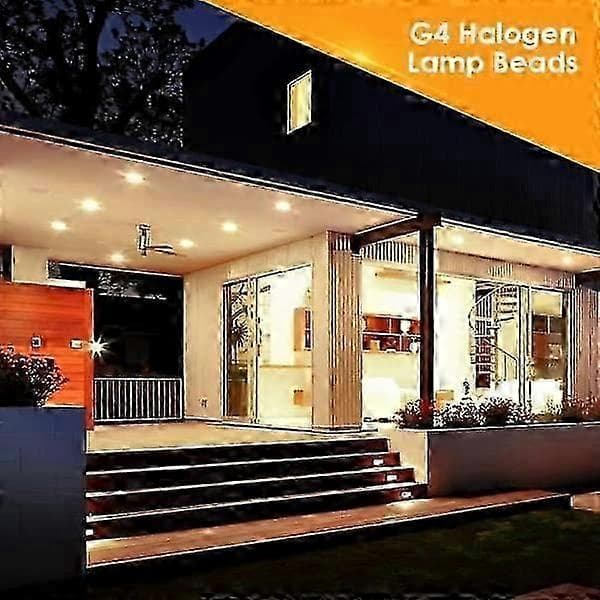 20-pack 10W 12V G4 halogenlampor - Varmvit 20W