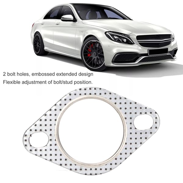 5 st 2 tum Avgasrör Flänspackning Hög Temperaturbeständighet för Turbo Manifold Header Down Dump Rör