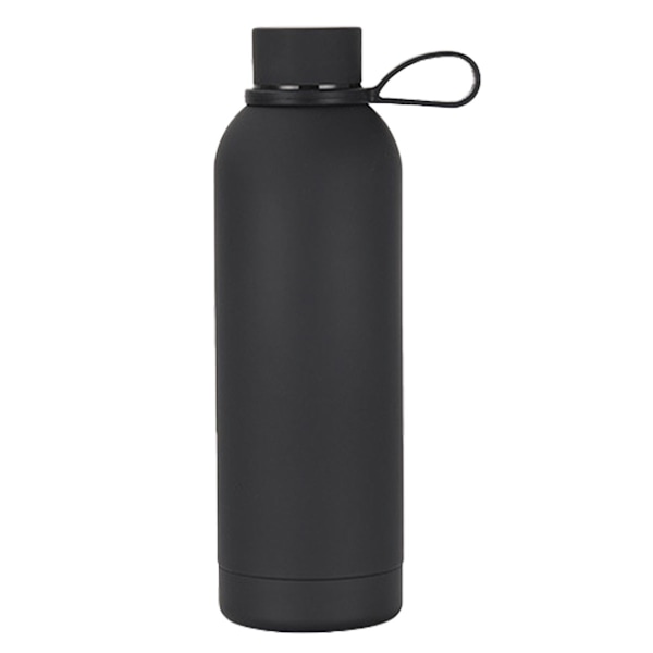 1 st bilbärbar termosmugg 500 ml rostfritt stål liten mun flaska utomhussporter