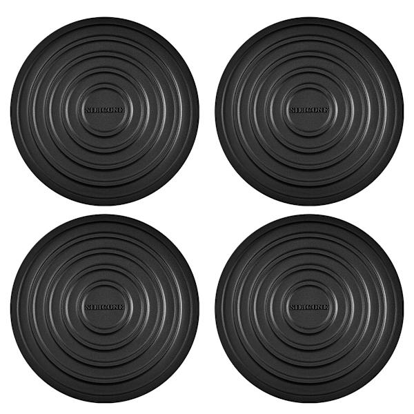 4 köksredskap silikon isolerade placemats grytunderlägg bordsmattor hushåll värme kuddar tekoppar mattor