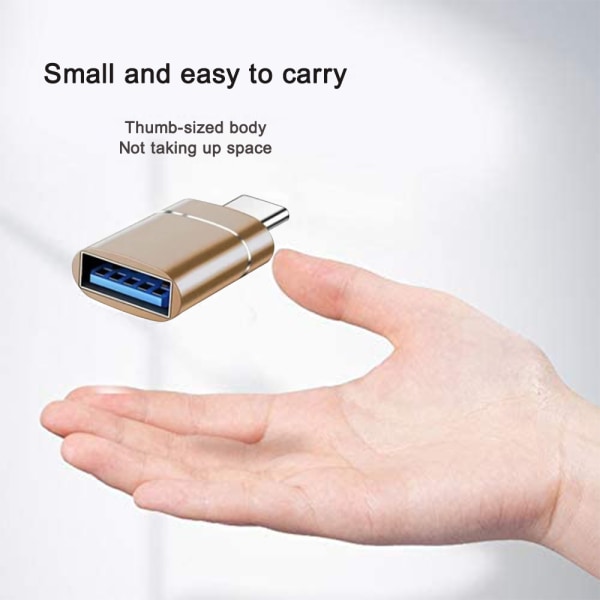 Typ-C till USB 3.0, Adapter i legeringstyp C