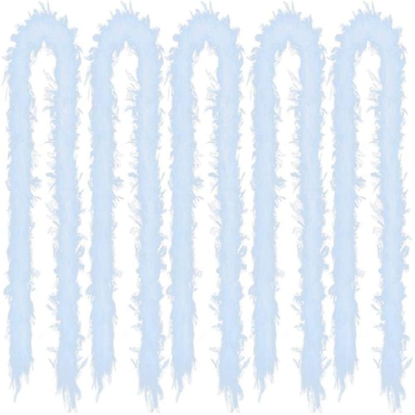 5 STK Feather Stripe Small Feather Stripe Tilbehør - Hvit