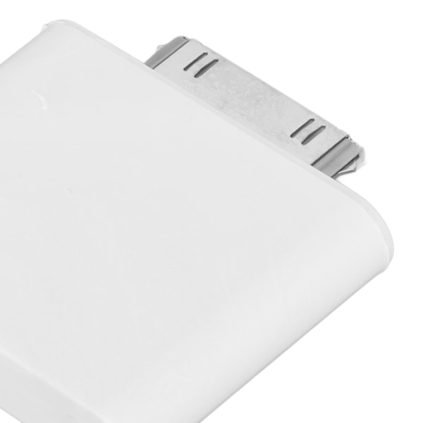 30-pin Bluetooth-adapter, plug and play, trådløs Bluetooth-lydadapter, sender, hvit