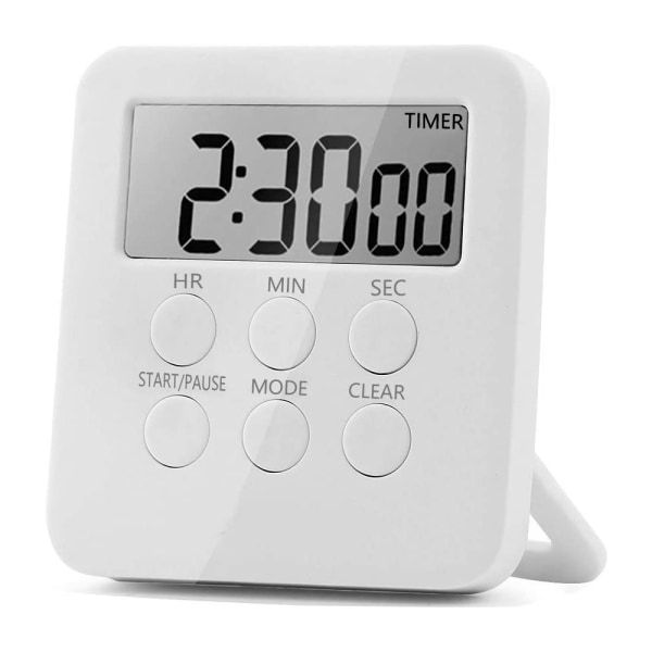 Kökstimer Magnetisk Digital timer och stoppur Kökslarmtimer Kortvarig väckarklocka med ljud och ljussignal, idealisk kökstimer