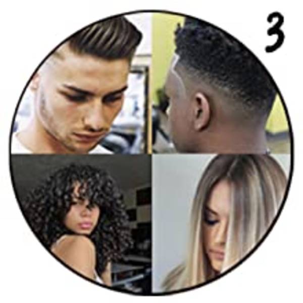 Afro Pick, Hårplock, Metallplock Kam, Utreda Peruk Fläta Hår