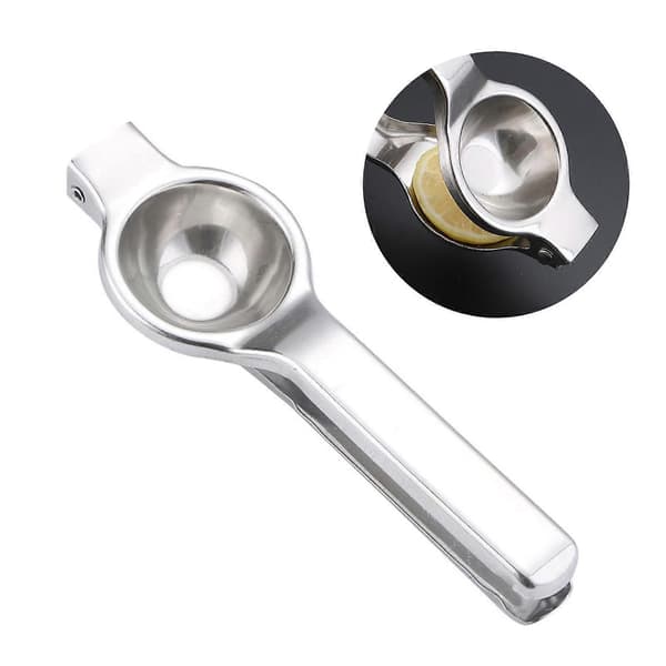 Klassisk Silver Citruspress – Spakarm & Elegant – för Professionella & Moderna Kök A