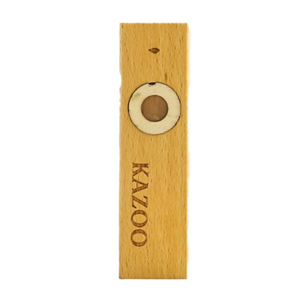 Wood Kazoo, Kazoo Patry musikinstrument och gitarr Light -colored