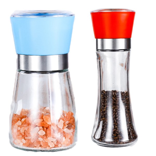 Salt og Pepper Shakers Justerbar Grovhet Pepperkvern