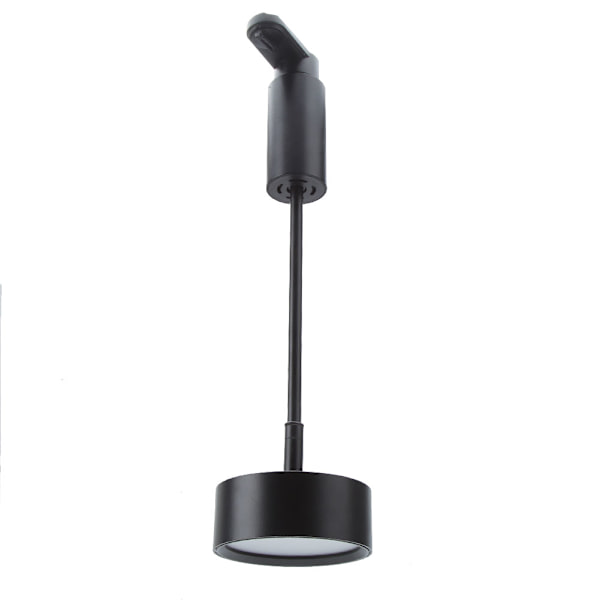 Drejelig LED Spor Downlight Lampe til Bar Kaffebar Shoppingcenter AC85-265V 12W Sort 12W
