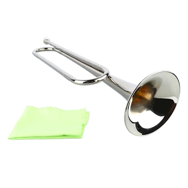 Bb-bugle i messing, retro standard trompet, musikkinstrument for skoleband, kavalerikorps og orkester