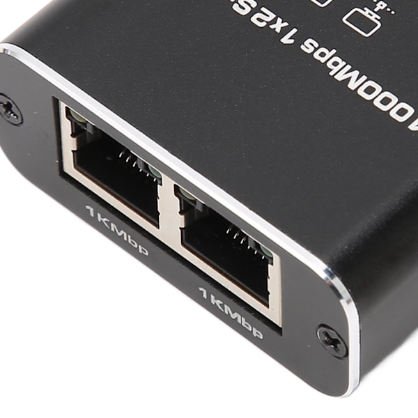 1000Mbps Ethernet-kaapelijakaja 1-2-yhteensopiva Cat5 Cat5e Cat6 Cat7 - Kaksi laitetta jakavat RJ45-verkkosplitterin