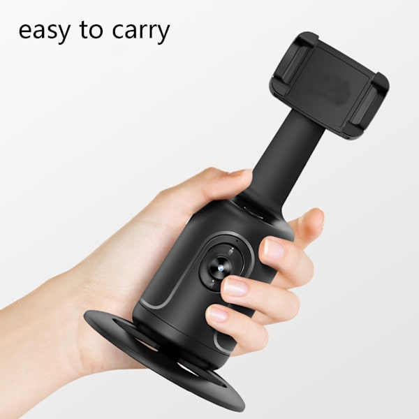 Auto Face Tracking Tripod, Ingen app kræves, 360° Rotation Face