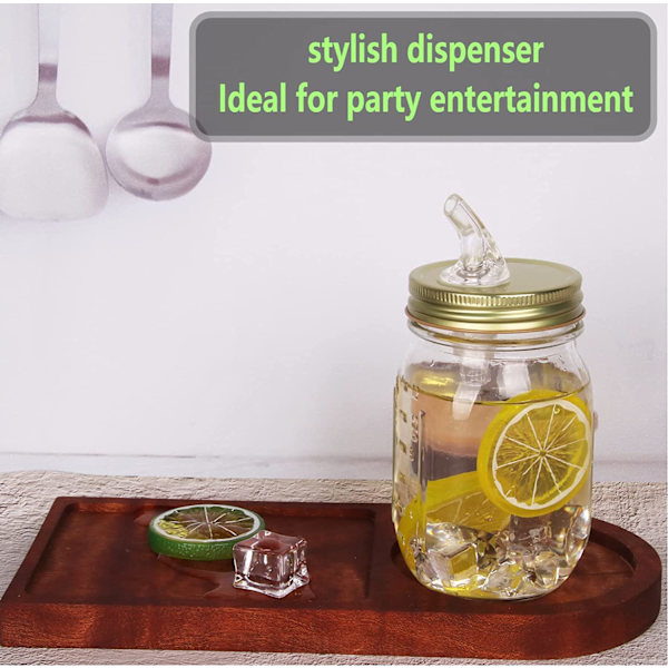 Fri strømning Mason Jar Pourer