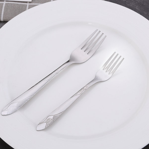 Everyday Flatware Bestick Gafflar, Set om 50, Rostfritt Stål, för