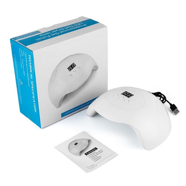 SUNUV UV LED-nagellampa, UV-ljus för nageltork för gelnagellack Härdningslampa med sensor 2 timers SUN9C Rosa present till kvinnor flickor