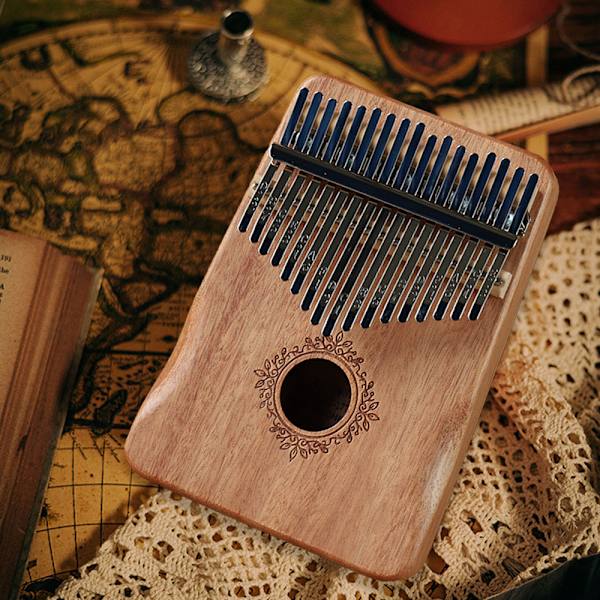 Kalimba Tommelfingerklaver 17 Tangenter, Bærbar Mbira Fingerklaver Gaver