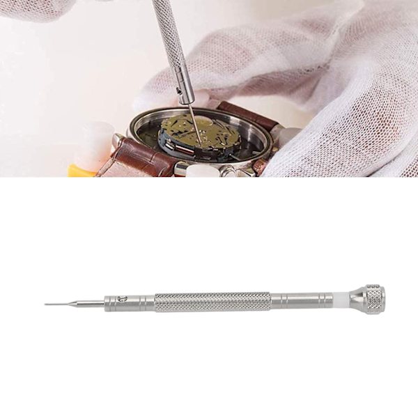 Urmakar-skruvmejsel, professionell skruvmejsel i rostfritt stål för glasögon, klockarmband, 0,6 mm