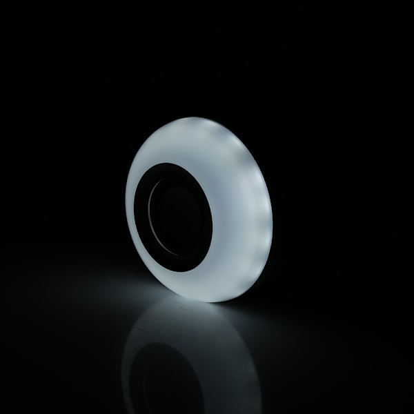RGB Trådlös Bluetooth LED-lampa Högtalare Ljud Smart Musikspelande Ljuslampa + 24-knapparskontroll