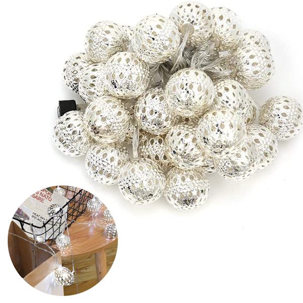Qedertek LED Lichterkette innen Strombetrieben mit 30