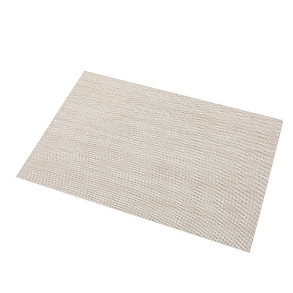 Värmebeständiga bordstabletter Fläckbeständig Anti-sladd Tvättbar PVC beige