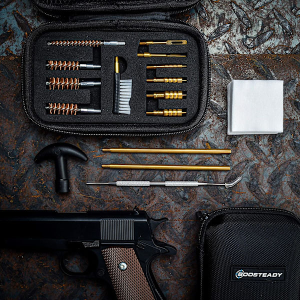 Universal rengjøringssett for pistol .22.357.38,9mm.45