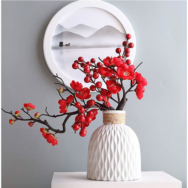 King Style Nordisk Vase, Kunstig Vase til Blomster, Moderne