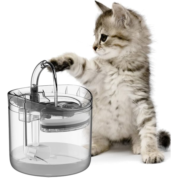 Cat Fountain Pet Dog Water Dispenser, Clear Large Filtered Cats D