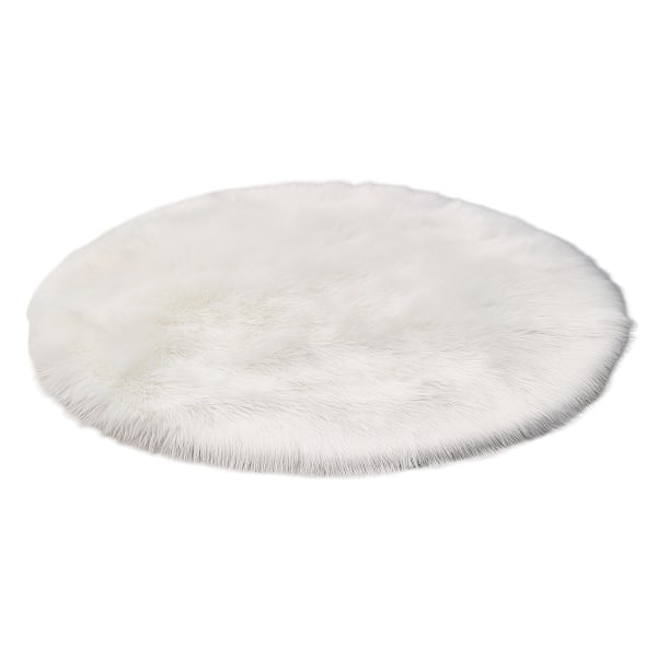 Konstgjorda djurulls mattor, fluffig ryamatta design förhöjer ditt vardagsrum, enkel skötsel och rengöring säkerställer hygien utan ansträngning
