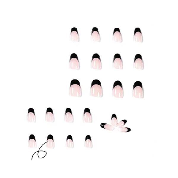 SVART Press on Nails French Press on Nails Medium -24 (Stil 1)