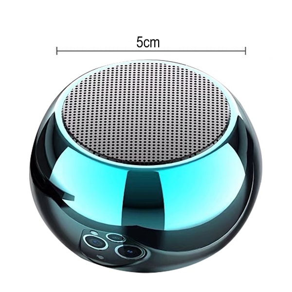 Trådlös Bluetooth Mini Bärbar Högtalare, Vattentät Trådlös Bärbar Högtalare med Subwoofer