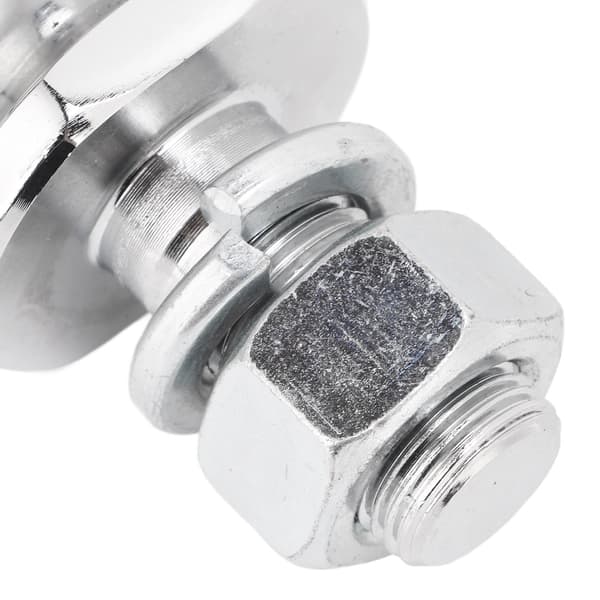 1‑7/8 tommer Diameter Krom Hex Mødebold til ATV UTV Plæneklipper 5/8x1‑3/4 tommer Skaft 2000 LBS