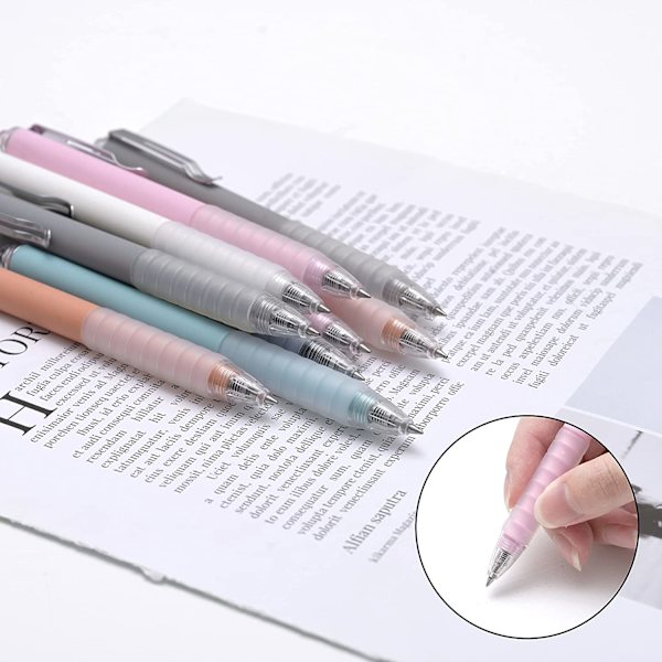 Lin.Pen Kuglepenne Medium Point 1mm Sort Blæk Arbejdspen med