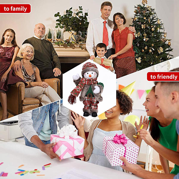 Laulava ja tanssiva joulupukki keinuva joulupukki laulaa ja tanssii S