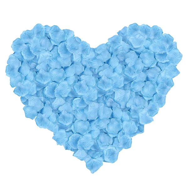 1200 st konstgjorda rosenblad, non-woven blomblad för