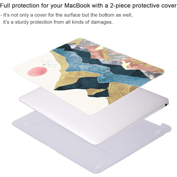 Apple Macbook bærbar beskyttelsesetui - A-version