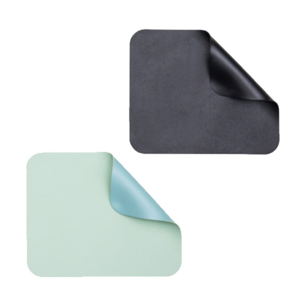 2 Pack Mouse Pads, Waterproof Leather Mouse Pad,Works for