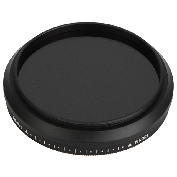 FOTGA 58mm justerbar optisk infrarød linsefilter 530-750nm for DSLR-kamera IR-fotografering