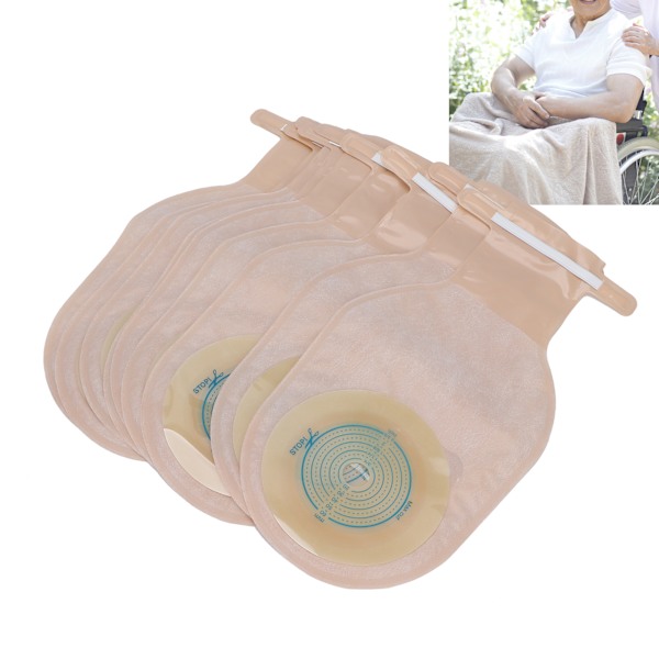 10pcs OnePiece Disposable Ostomy Bag Colostomy Bags Ostomy Ileostomy Stoma Supplies