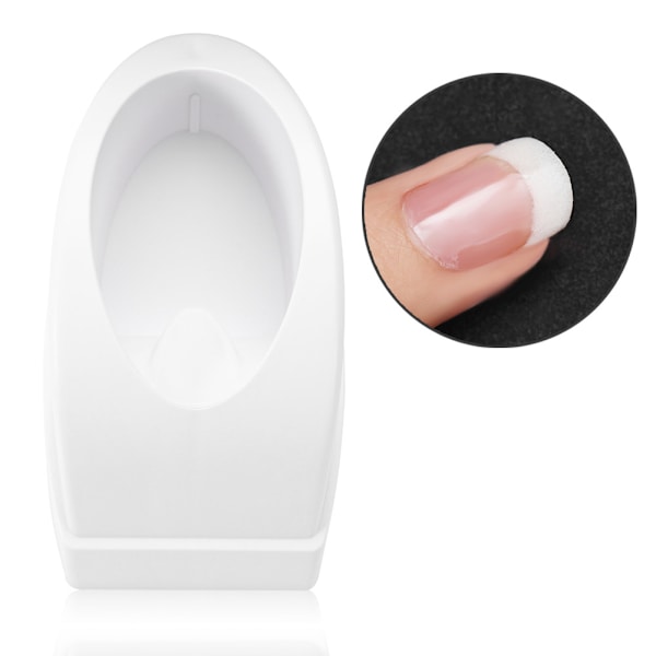 Fransk Dip Neglebeholder Smil Linje Maker Fransk Neglekunst Guide Manicure Værktøjer Hvid