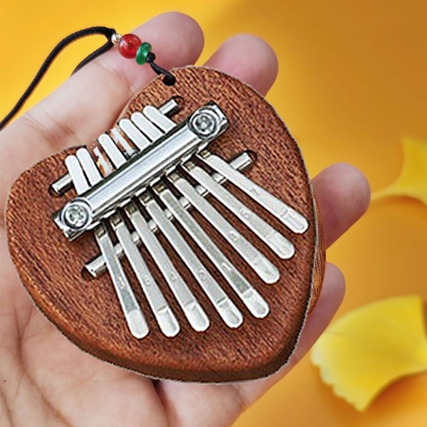 8 Tangent Mini Kalimba utsökt Finger Thumb Piano Marimba Musical