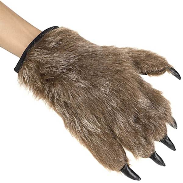 Varulv Handsker Pote Fingerless Vinter Plys Handsker 1Par