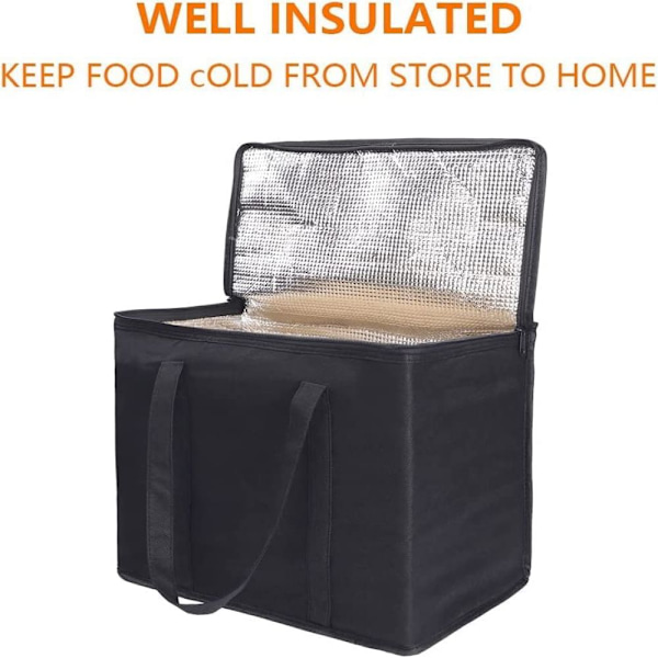 Kylväska, 30L kylbox, stor hopfällbar kylkorg, isolerande