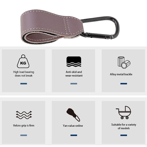 Barnevognkroker for å henge vesker og handle - Universal